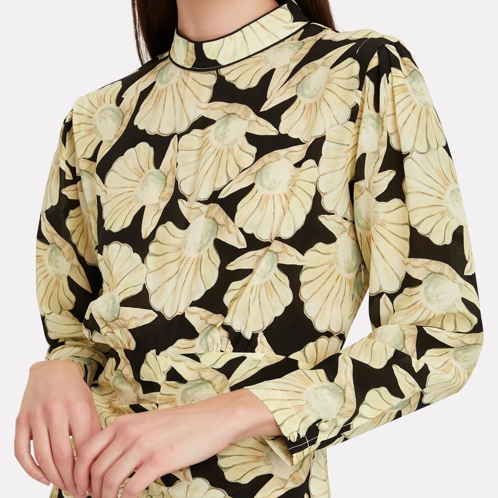 RIXO Dani - Pearl Shell Black Cream Size S US 6